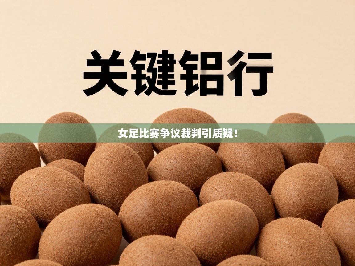 女足比赛争议裁判引质疑!